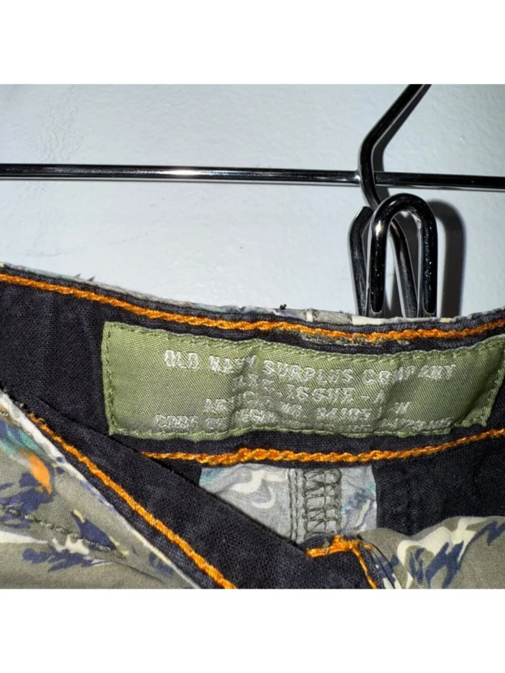 Old Navy Boys Tropical Print Olive Cargo Size 10 Regular